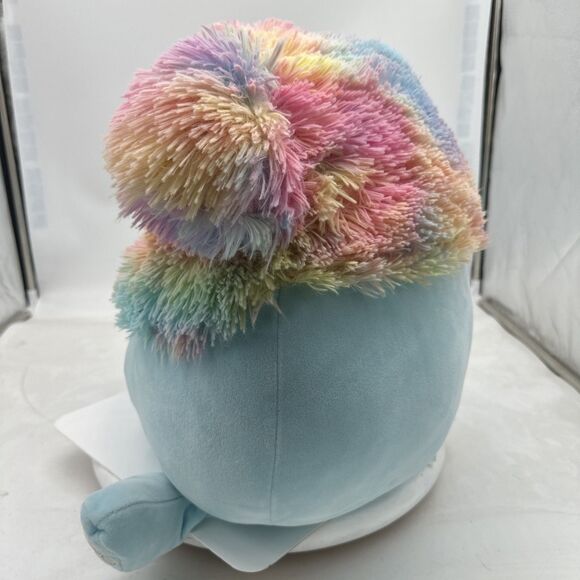 Squishmallow 16" Zozo the Blue Pastel and Rainbow Hair Bigfoot - Picture 2 of 7